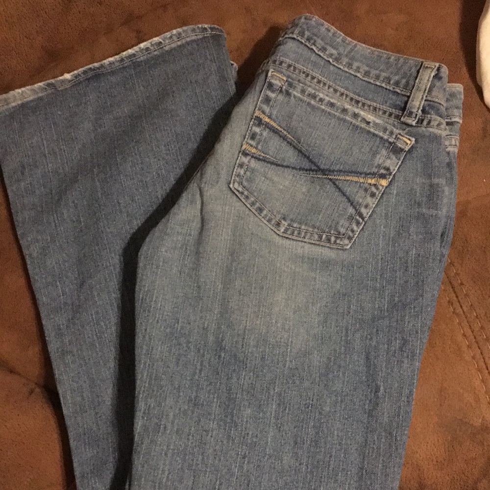 Aeropostale Stretch Flare (size-3/4 R) Blue Jeans